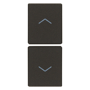 Deux demi-clés, symboles fléchés noirs de 1M, 10 pouces de long, 5 pouces de large, 1,5 pouce de hauteur, interrupteurs à glissière - Product Image 1