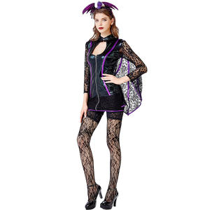 S-<span class=keywords><strong>L</strong></span> Costume <span class=keywords><strong>da</strong></span> pipistrello <span class=keywords><strong>ragno</strong></span> strega Cosplay Costume di Halloween gioco di ruolo uniforme del male - Product Image 3