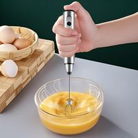 Oempromo Mousseur à lait automatique rechargeable en acier inoxydable, écologique, certifié CE, design minimaliste, en stock