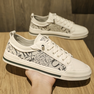 Chaussures de créateur avec lettres brodées, chaussures de skate de luxe léger de haute qualité, chaussures décontractées de luxe léger - Product Image 3