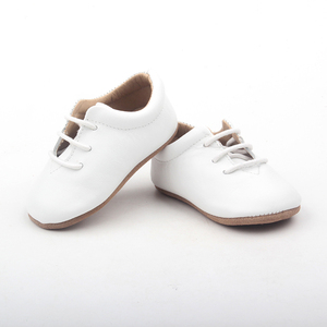 Babyhappy prezzo personalizzato vera pelle 0-24mesi bambino soffice suola culla scarpe Oxford bambino <span class=keywords><strong>primi</strong></span> camminatori - Product Image 5