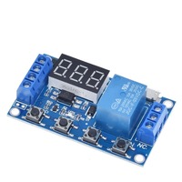 Module de relais miniature SLS avec indicateur LED, circuit de temporisation numérique à retard, capacité 10A, DC 5V/12V/24V, interrupteur scellé à déclenchement