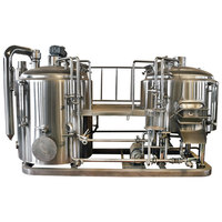 5BBL Feu Chauffage Machine de Brassage De Bière 1000L Micro Brasserie SS304