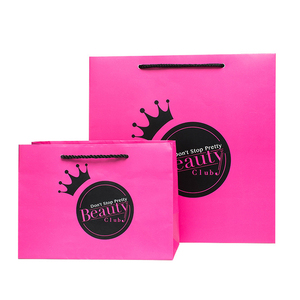 Sacs en papier de luxe biodégradables et recyclables personnalisés de haute qualité avec impression de logo, service de sacs cadeaux pour le shopping - Product Image 1