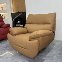 Fauteuil inclinable individuel avec porte-gobelet, mobilier de salon, fauteuil de relaxation, canapé individuel luxueux, fauteuil à bascule, chaise longue