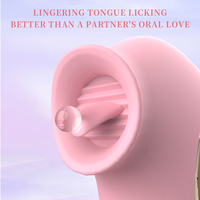 Erwachsenenprodukte Austauschbarer Zungenförmiger Delfin-Leckvibrator G-Punkt Sexspielzeug für Frauen