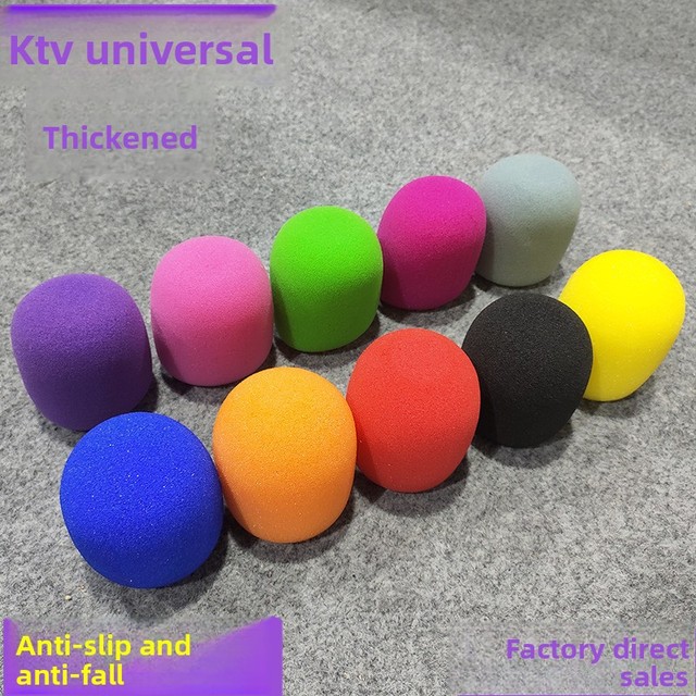 KTV Microphone Cover Thickened Household Use High Quality Sponge Non-Disposable Washable