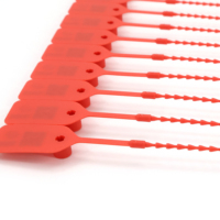 Asialock A-056 2,6mm Durchmesser Polypropylen Metallclips 80N Zugfestigkeit Seriennummer für Feuerlöscher Kunststoffsiegel