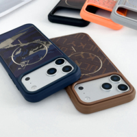 Coque de téléphone à motif tendance pour iPhone 17 Pro Max 16 15 14 13, coque arrière souple en TPU + PC, anti-rayures, protection personnalisée