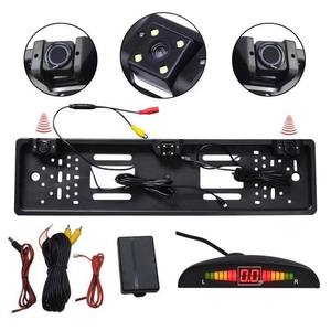 Caméra de recul pour voiture européenne avec capteur d'image CCD et AHD étanche, plaque d'immatriculation personnalisée avec capteur de stationnement - Product Image 2