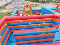 Grand château gonflable en PVC, structure de jeu gonflable commerciale pour extérieur/intérieur, parc d'attractions, jeux aquatiques, structure de jeu personnalisable, certifiée CE
