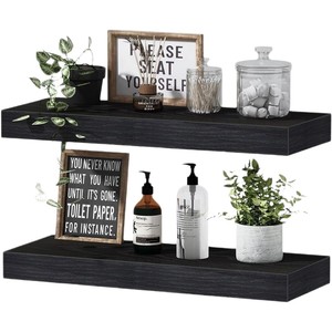 Étagères flottantes Minghou pour salle de bain, chambre, salon, cuisine, 22,5 pouces, étagère murale de rangement pour livres et décoration - Product Image 1