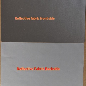 Tela Reflectante Plateada Brillante 100% Poliéster, Alta Reflectividad, Lavable, Modelo CW-F3021, Fabricada en Dongguan para Equipo de Seguridad al Aire Libre - Product Image 2