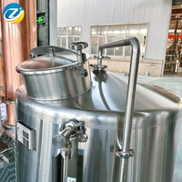 Système de brassage ZJ 500L en acier inoxydable 304 316L, réservoir de mélange, réservoir de brassage pour la fabrication de la bière et la distillation d'alcool