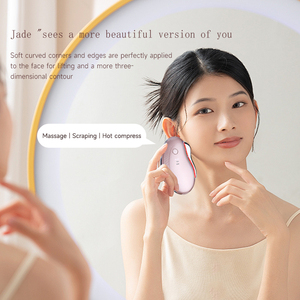Cuello Cuerpo Cuidado DE LA PIEL Microcorriente Cara Gua Sha Dispositivo Tablero de raspado LED Micro Corriente <span class=keywords><strong>Guasha</strong></span> Máquina de elevación facial - Product Image 4
