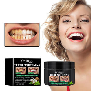 Polvo Dental de Carbón Activado Cosmético, Polvo Blanqueador Dental de Carbón Negro Activo con Menta Natural - Product Image 2