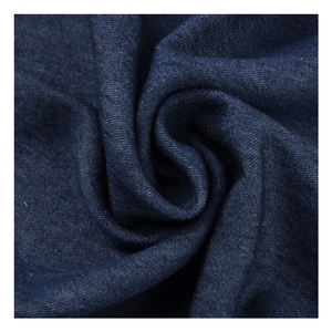 41003 Trọng Lượng Nhẹ 150Cm Sợi Nhuộm Twill Jeans Vải 180gsm Không Đàn Hồi Denim 70% Hữu Cơ Bông 30% Cây Gai Dầu Dệt Hàng May Mặc & Túi Xách - Product Image 2