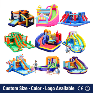 Castello Gonfiabile per Bambini da Giardino in Tessuto Oxford Personalizzato di Fabbrica - Product Image 1