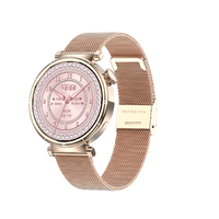 1,29 Zoll Runde Smartwatch HD-Touchscreen IP68 Herzfrequenz SpO2 Blutdruck Schlafüberwachung NFC Drahtloses Telefonieren KI-Sprachsteuerung Metallgehäuse 5-7 Tage Akkulaufzeit