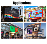 Écran LED publicitaire extérieur étanche GQY personnalisé P3.9 P4.8, affichage numérique fixe couleur intégrale