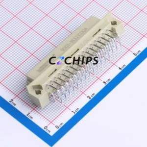 9001-18321C00A DIN41612 Connector Bent Lead Through Hole,P=2.54mm Connector 32P 3 2.54mm Right Angle Insert - Product Image 2