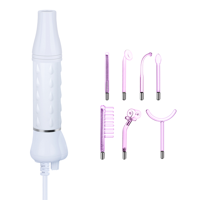 New Home Use 7 Wands Tube Remover Skin Care  Facial Therapy Wand Machine Set Portable Home Use Skin Beauty Equipment