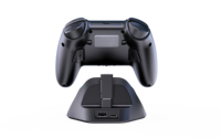 Manette de jeu à trois modes de connexion avec écran et base de charge pour PS4, N-Switch, Android, iOS, PC