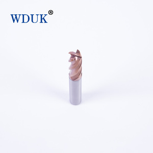 WDUK 55 درجة 4 شفرات مثقاب طرفي من سبيكة فولاذ التنجستن 55HRCT طبقة كربيد التنجستن لتشغيل الفولاذ - Product Image 6