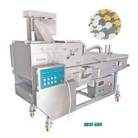 Farine à pain à haute exportation couvrant la poudre de viande végétale saupoudrant la machine d'enrobage de poudre de farine d'escalope de crevette