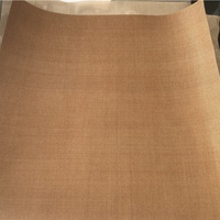 Bande transporteuse en maille de fibre de verre avec fil d'acier inoxydable recouvert de PTFE de qualité alimentaire 4*4mm, haute température, antiadhésive, pour sérigraphie et découpe