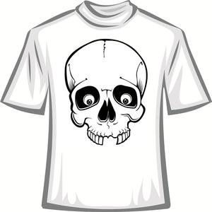 Noir et Blanc Crâne <span class=keywords><strong>Thermocollant</strong></span> <span class=keywords><strong>Imprimable</strong></span> de Transfert De Chaleur D'unité Centrale de Fer Sur Vinyle Conceptions - Product Image 5