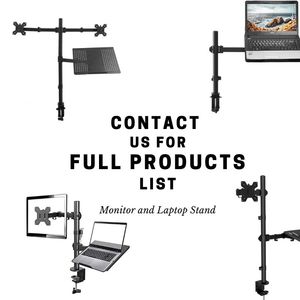 Giá đỡ màn hình kép MG với khay để laptop, kẹp bàn, giá đỡ màn hình <span class=keywords><strong>VESA</strong></span>, giá đỡ máy tính xách tay, giá đỡ màn hình và laptop 2 trong 1 có thể điều chỉnh - Product Image 2