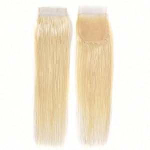 Extensiones de Cabello Humano Brasileño de Alta Calidad 613 Liso con Frontal de Encaje Suizo 13x4 13x6 5x5 y Cierre Frontal de Encaje HD 4x4 - Product Image 3