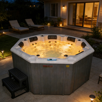 Spa pour enfants 6 places avec massage par le surf, chromothérapie, stérilisation à l'ozone et en acrylique stéréo