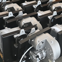 Brûleur industriel au kérosène/huile légère RL34 compatible, en acier inoxydable, à deux étages, 154-395 kW, pour Riello