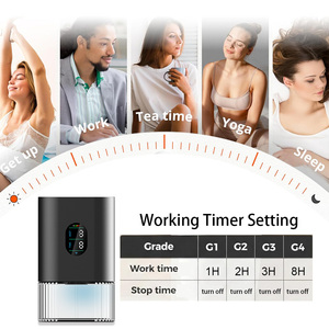 <span class=keywords><strong>Diffuseur</strong></span> mural intelligent sans eau pour arômes, technologie d'air froid, 600 pieds carrés, 4 minuteurs, 7 lumières colorées, pour la maison, les bureaux, à brancher sur le mur - Product Image 4