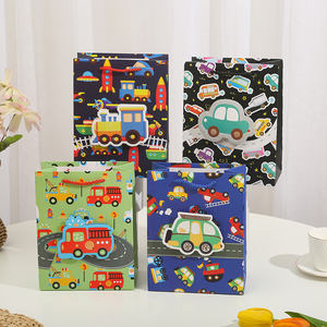 Sacchetti di carta Kraft in cartone per lo Shopping personalizzati sacchetti di carta per cartoni animati per il confezionamento di sacchetti di carta regalo da <span class=keywords><strong>donna</strong></span> - Product Image 2