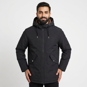 Cotton Padded <b>Long</b> Thicken Winter Parka <b>Jacket</b> for <b>Men</b> OEM Service Outer Wear Comfortable <b>Men's</b> Parka <b>Jackets</b> - Product Image 1