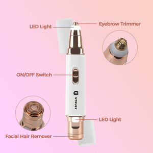 Épilateur sans fil pour l'épilation du visage, outil de coupe des poils des sourcils indolore pour femmes, épilation du visage et des lèvres - Product Image 3
