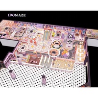 Equipo de Juegos Interior Comercial con Temática Espacial, Centro de Juegos Suaves para Niños con Tobogán de Tubo de Plástico Grande y Piscina de Pelotas