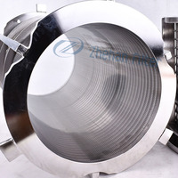 Saringan Kawat Lengkung OEM Johnson SS316L, Pelat Saringan, Panel Kawat Lengkung, Keranjang Saringan Sentrifugal Kawat Lengkung
