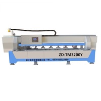 Máquina biseladora automática de alta precisión con calibración automática, 16.5KW 380V, para bordes de roca con caja de engranajes, para mármol y granito, espesor máximo de 20mm
