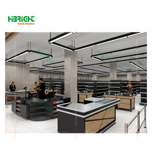 Diseño de supermercado 2D Diseño 3D Estantería de góndola Equipo de tienda - Product Image 5