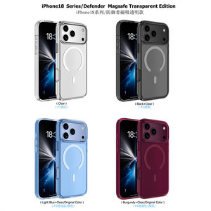 Custodia Magnetica per Telefono in PC Trasparente Anti-Ingiallimento, Resistente ai Graffi, Antiurto Wireless per iPhone 18 Pro 18 Pro Max - Product Image 2