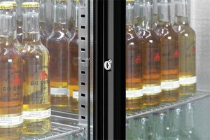 3Portes en verre Table Top Bar arrière Réfrigérateur <span class=keywords><strong>Congélateur</strong></span> Triple Porte en verre Bar arrière Refroidisseur - Product Image 4