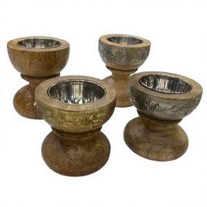 Handmade Sandalwood Resin Bakhoor Burner Premium Islamic Oud Holder Epoxy Art Finish Eco-Friendly Modern Art Antique Design for - Product Image 1