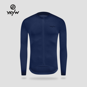 YKYWBIKE春プロチームサイクリング長袖エアロジャージー自転車スリムサイクリング服レースバイクジャージー - Product Image 3