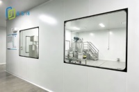 Ventana de Observación para Cuarto Limpio de Doble Vidrio Templado, Sellada Higiénicamente, para Entornos Médicos Hospitalarios, con Certificación CE ISO