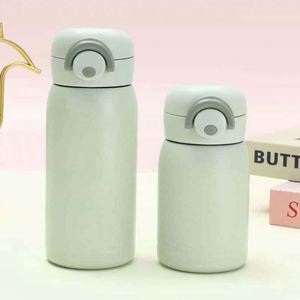 Stainless Steel Insulated Water Bottle Pop-Up Lid Portable Thermal Bottle <b>Large</b> Capacity Food Grade Travel Mug - Product Image 3