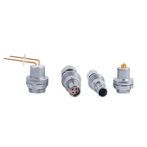 מחברי נקבה מפלדת אל-חלד מסדרת F עמידים למים בתקן <span class=keywords><strong>IP68</strong></span>, מתוצרת מפעל, עבור מחבר עמיד למים בתקן <span class=keywords><strong>IP68</strong></span> - Product Image 4